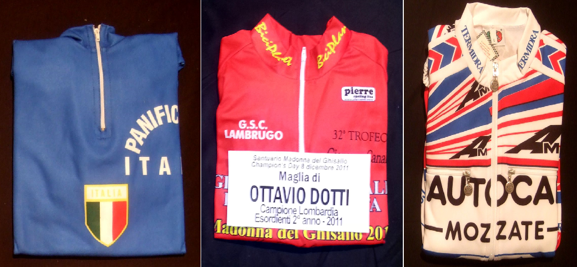 maglie donate al Santuario della Madonna del Ghisallo